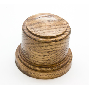 Oak Wood Sphere Stand (Med.)-0
